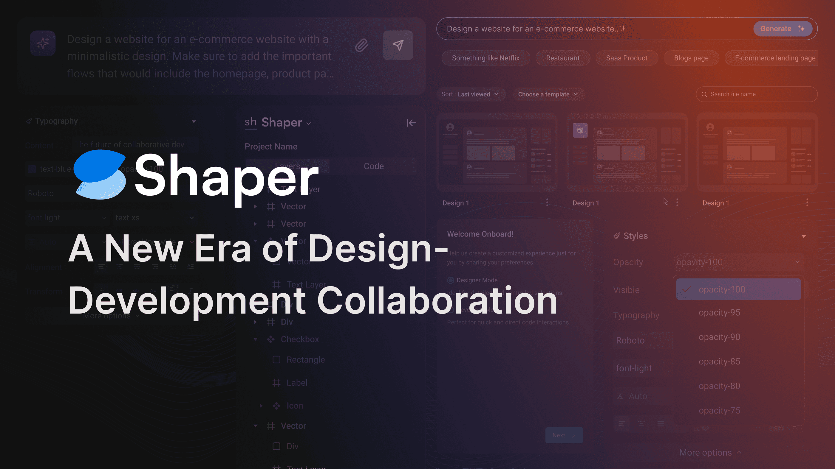 Introducing Shaper: A New Era of Design-Development Collaboration